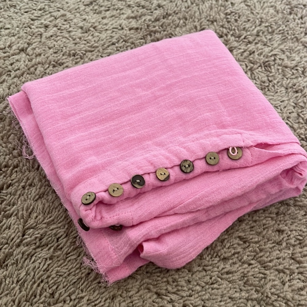 NWOT Free People Bubblegum Pink Stretch Cloth Dress
